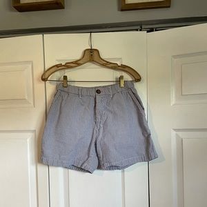 Chubbies size small seersucker shorts